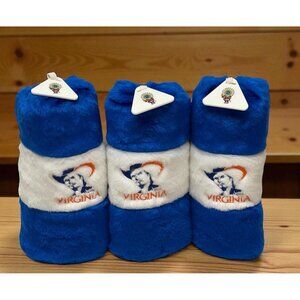 3 VTG Antiqua Virginia Cavaliers UVA Old School Mascot Golf Head Covers Faux Fur
